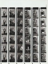 Contact Photo Sheet & Negatives Gladys Knight Pips Huey Lewis Rogers Newton 1985