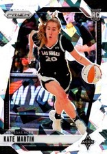 KATE MARTIN 2024 Panini Prizm WNBA Silver Ice Prizm RC #126 Las Vegas Aces