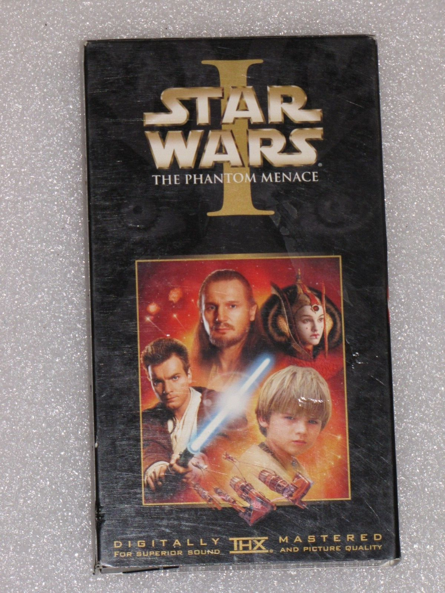 Star Wars Episode 1 The Phantom Menace VHS 1999 THX Digitally