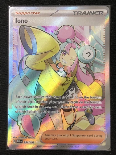 Pokémon Iono Full Art Scarlet Violet Paldea Evolved 254/193 Ultra Rare NM/M