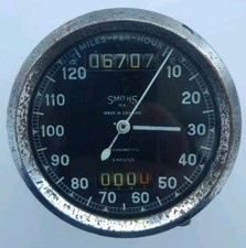 VINTAGE SMITHS S480/3/L tachimetro cronometrico BSA TRIUMPH NORTON VINCENT