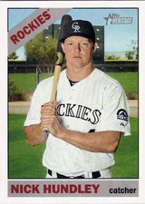 2015 Topps Heritage #649 Nick Hundley Colorado Rockies