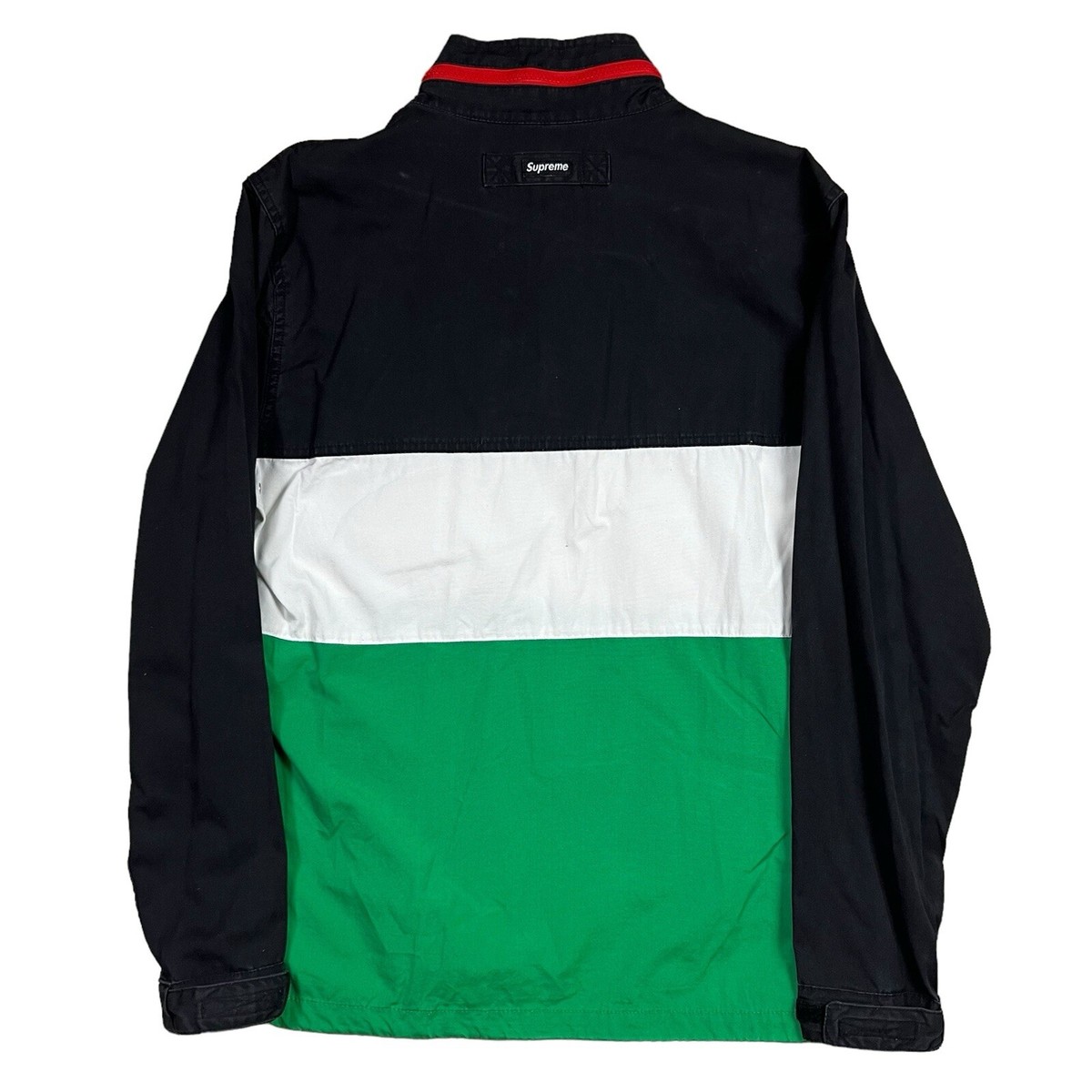 Supreme SS14 F1 Quarter Zip Pullover Jacket Size Medium Lotus