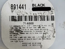 Alpha Wire 891441 #14awg Premium Stranded Tinned Copper Hook Up Wire Black /10ft