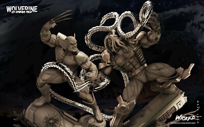 WOLVERINE 1:10 Scale Resin Model Kit Marvel X-Men Avengers Statue Sculpture