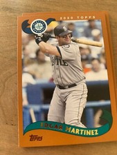 5x EDGAR MARTINEZ 2020 Topps Baseball BASE LOT (2002 style) #243