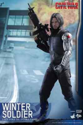 Hot Toys MMS351 1/6 Captain America- Civil War Winter Soldier 2.0