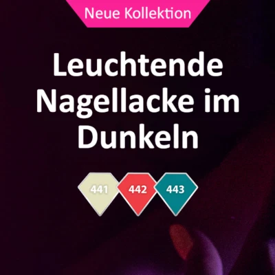 Semilac Glow in the Dark Kollektion UV Hybrid Nagellack Gel-Lacke 7ml UV