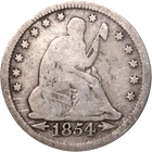 1854-P Seated Liberty Quarter Great Deals From The Executive Coin Company