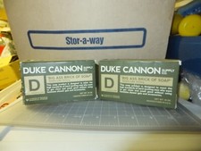 2 New Duke Cannon 10 oz Large Bar Soap Big Brick of Soap Smells Like Victory