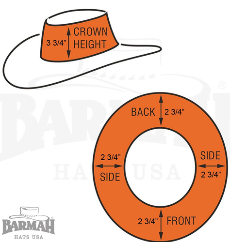 Barmah Hats Foldaway Bronco Leather Hat - Black,1060BL & Sizing Kit, Brand New - Picture 6 of 10