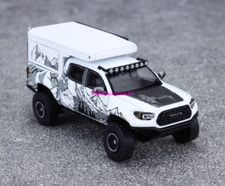 Gcd 164 White Tacoma Camper Pickup Orv Sports Model Diecast Metal Car Gcd 164 White Tacoma Camper Pickup Orv Sports Model Diecast Metal Car