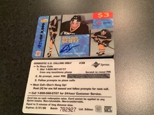 Brian Scott #38 1995 Signature Rookies Hockey Auto Certified Autograph