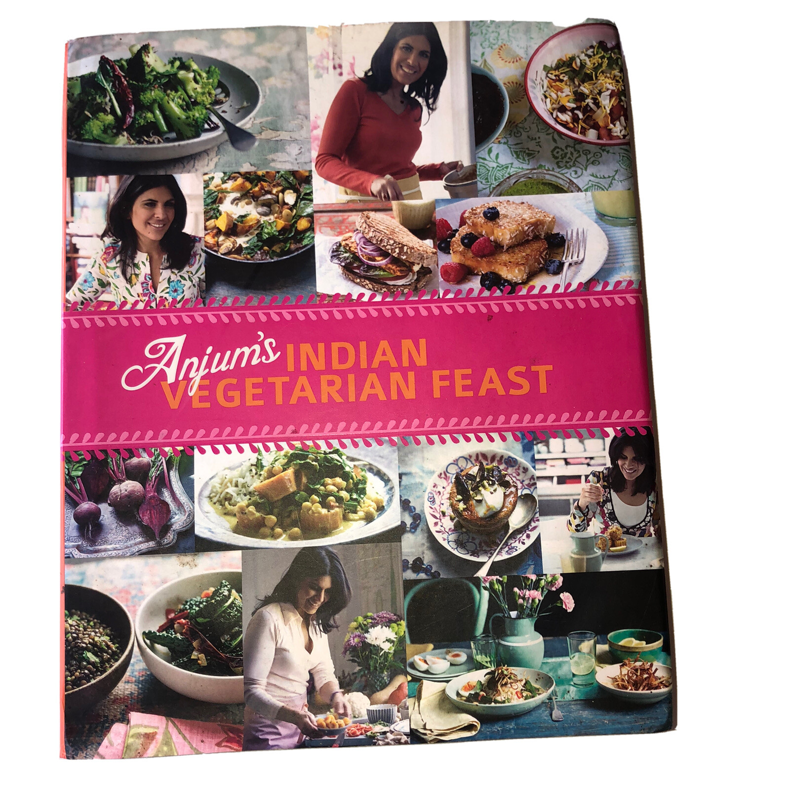 Anjums Indian Vegetarian Feast Hardcover With Dust Jacket The Spice Tailor