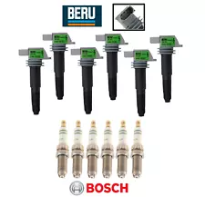 OEM Ignition Coil + Spark Plug (6sets) Beru Bosch for Porsche 911 GT3
