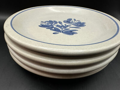 Vintage Pfaltzgraff Yorktowne (4) Stoneware Bread Desert Plates