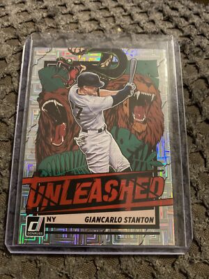 2021 Donruss Unleashed Silver #UNL6 Giancarlo Stanton SSP VECTOR  Yankees