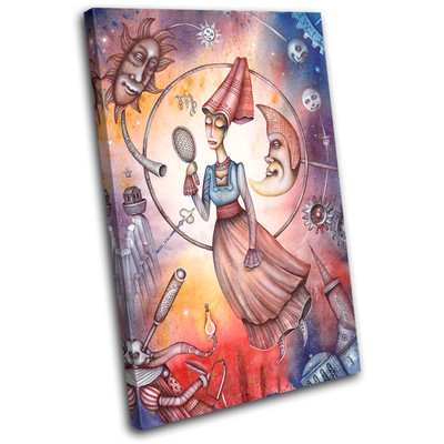 Zodiac Virgo  Starsign SINGLE Leinwand Wand Kunst Bild drucken