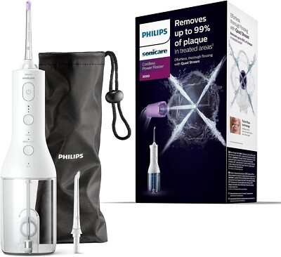 Philips Sonicare kabelloser Power Flosser 3000Wasser-Flosser - weiß HX3826/31
