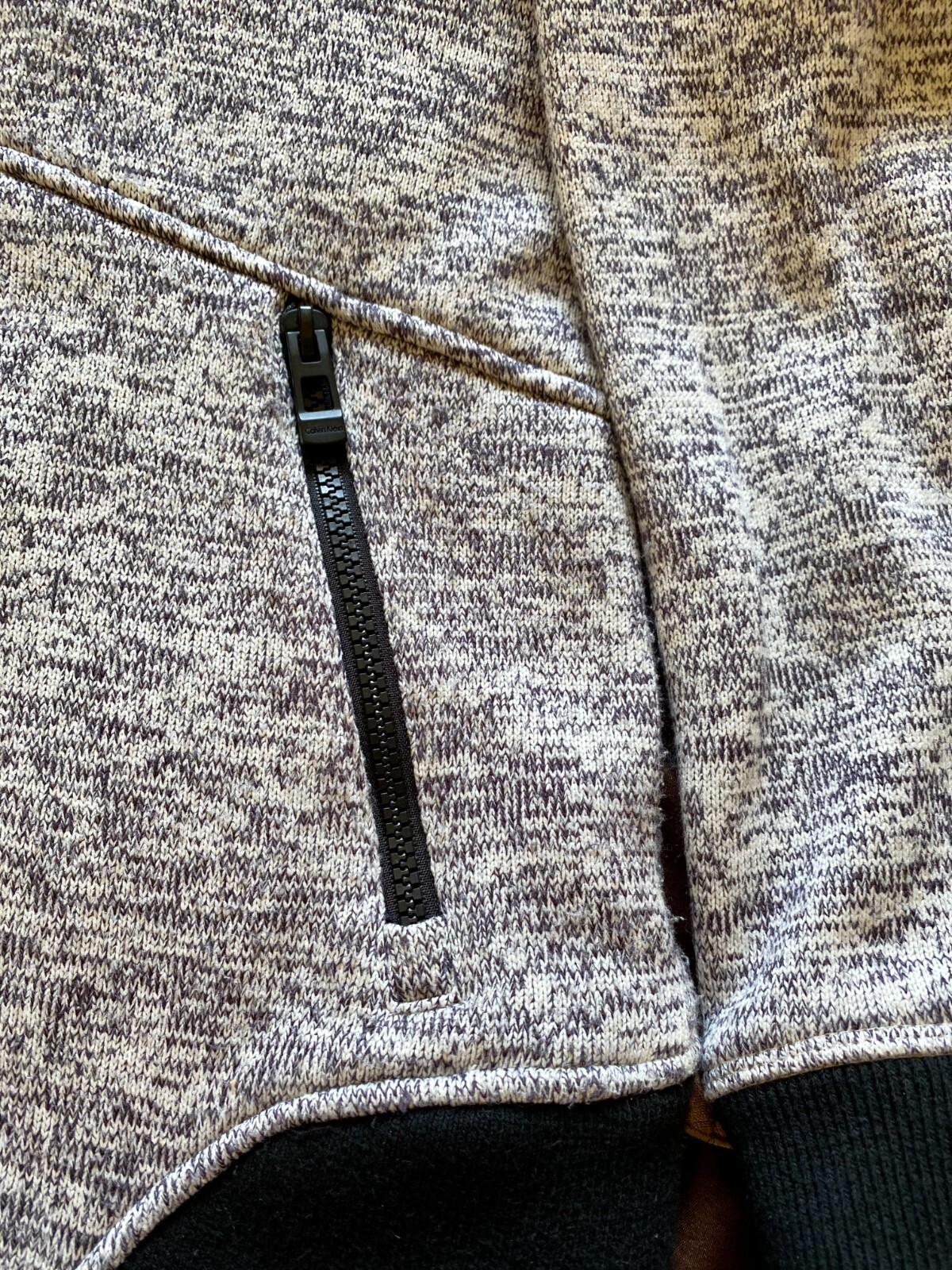 Women's Jacket Calvin Klein Grey Quick Dry Full Zip w/Pockets Size Large thumbnail 5