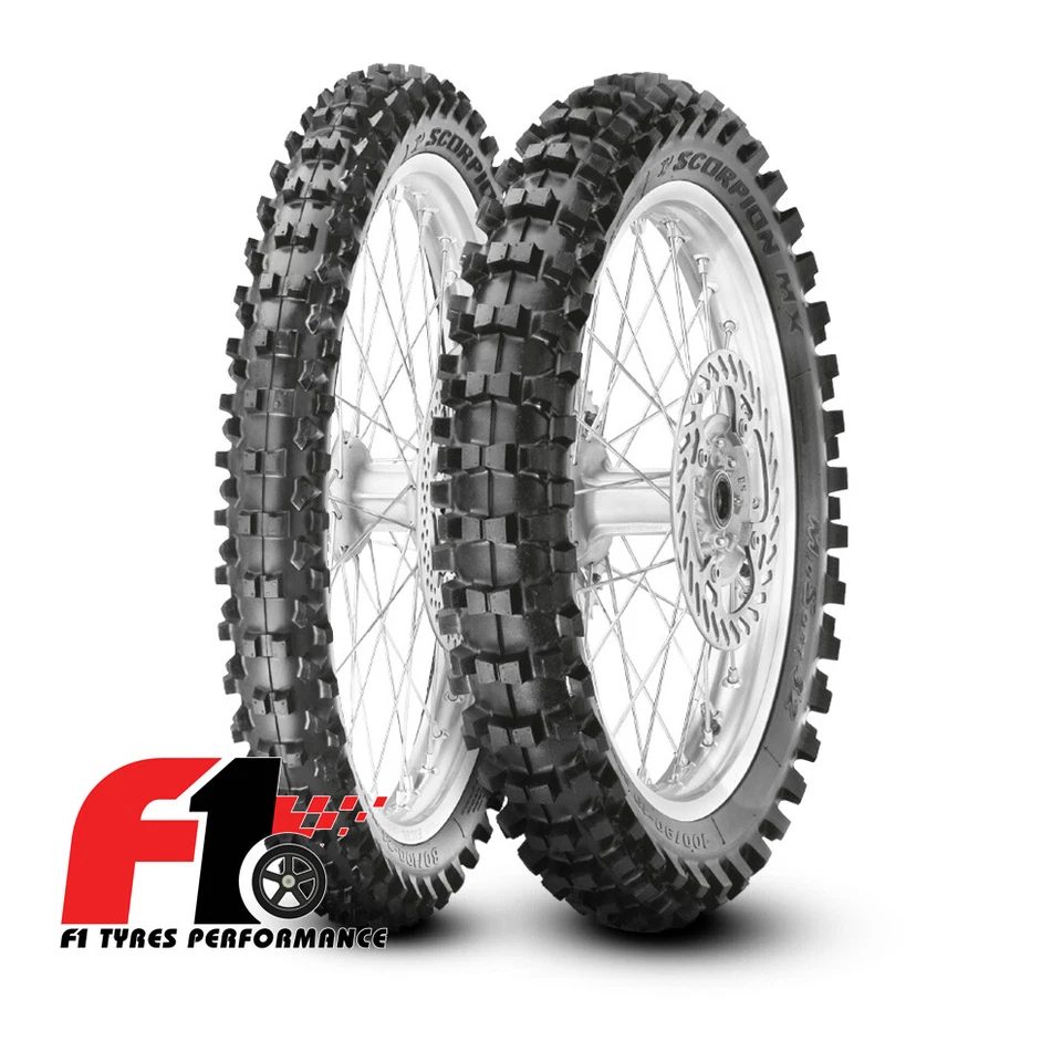 Coppia Gomme Moto Pirelli Scorpion MX32 Mid Soft 80/100-21 51M+110/90-19 62M [4]