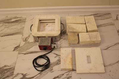 Evenheat Klin with Ceramic Block Shelf for Glass Jewelry Ceramic TESTED WORKING
