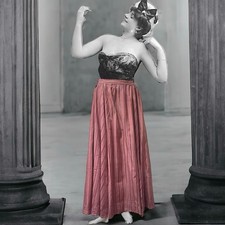 Western Costume Company Burbank Vintage Victorian Edwardian Skirt Mauve Movies