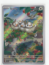 Pokemon TCG Starly 221/198 Illustration Rare Scarlet & Violet Base Set Holo Nm on eBay