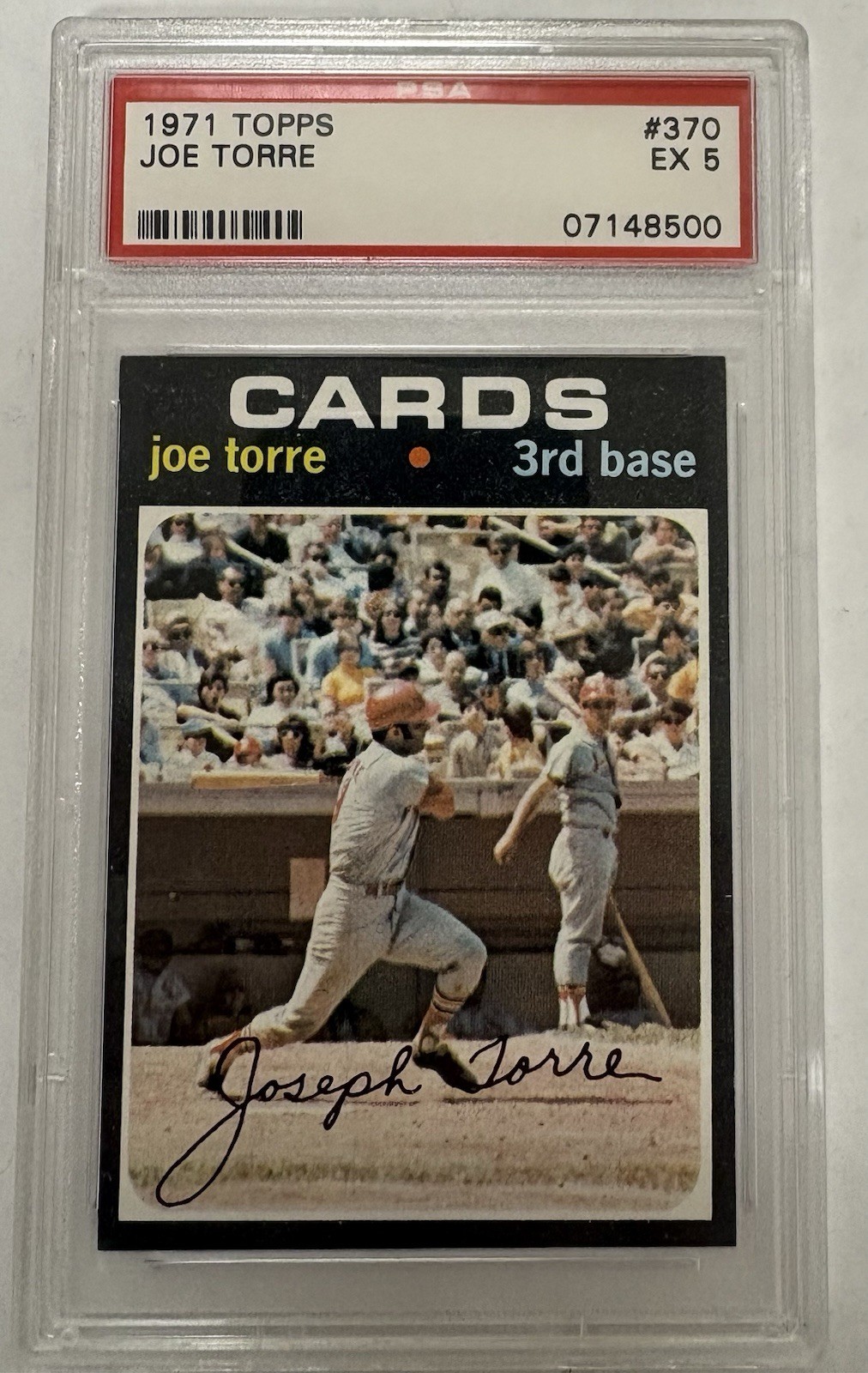 1971 Topps Joe Torre #370 PSA 5