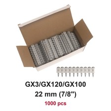 1000x Collated Concrete Nails 22mm 7/8" Hilti GX3 GX120 GX100 X-GN Nailer