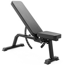 Weight Bench Strength Training Adjustable Full Body Gym Workout 11 Incline 200kg