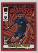 2023-24 Panini Donruss FIFA Net Marvels Red Christopher Nkunku #5 0ny1