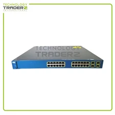 WS-C3560G-24TS-S V03 Cisco Catalyst 24-Ports Gigabit Ethernet Switch W/O Ear