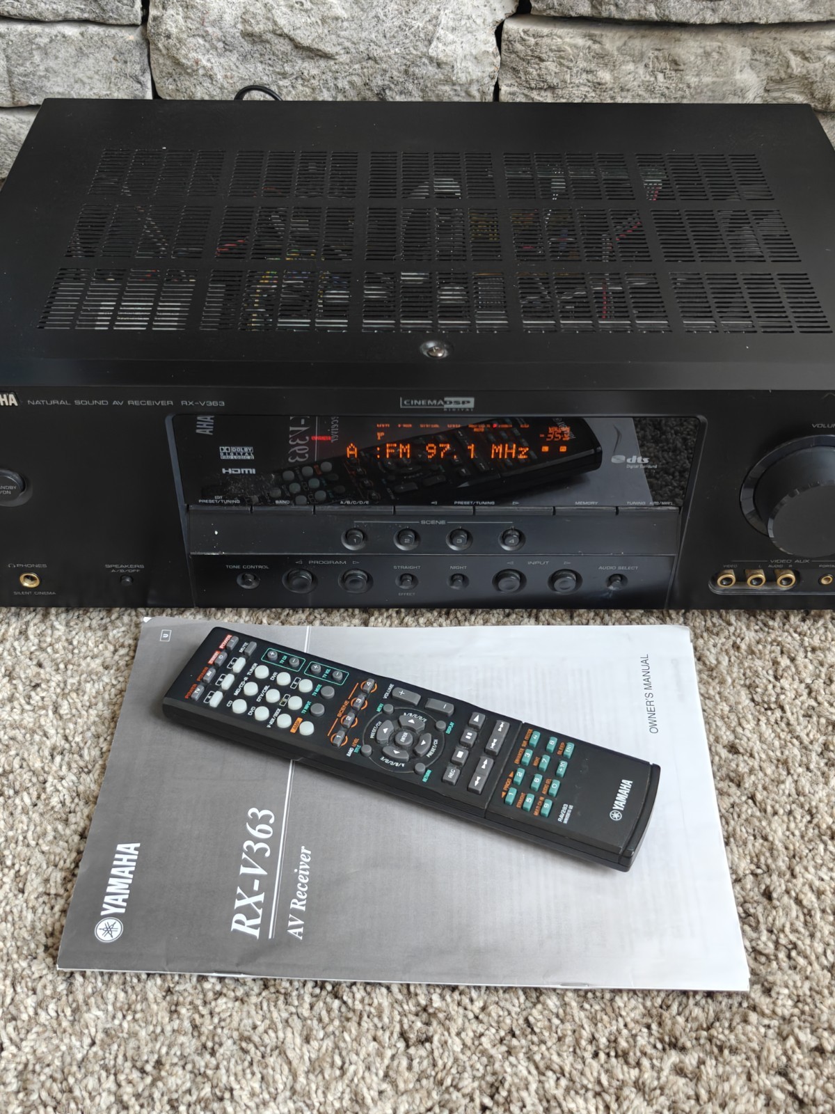 Yamaha RX-V363 5.1 Ch HDMI Home Theater Surround Receiver St
