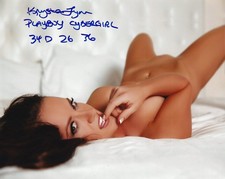 KRYSTA LYNN 12/2016 PLAYBOY CYBERGIRL OF THE MONTH SEXY SIGNED PHOTO  (B)