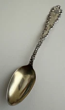 Sterling Silver .925 Antique 1892 R. Wallace & Sons Mfg. Co Ornate Spoon