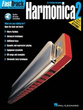 FastTrack Harmonica Method 2 Learn to Play Lessons Hal Leonard Book Online Audio