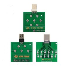 2X(3Pcs Micro-USB Dock Flex Test Board for 13 12 11 Android Phone U23392