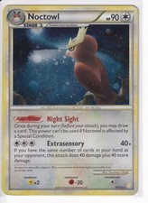 Noctowl Holo Holo Rare HeartGold SoulSilver 8/123 MP on eBay