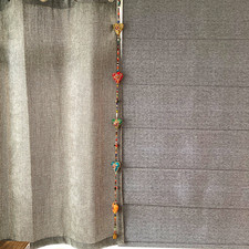 Multicolour Beaded Metal Heart Hanging Suncatcher Window Decoration