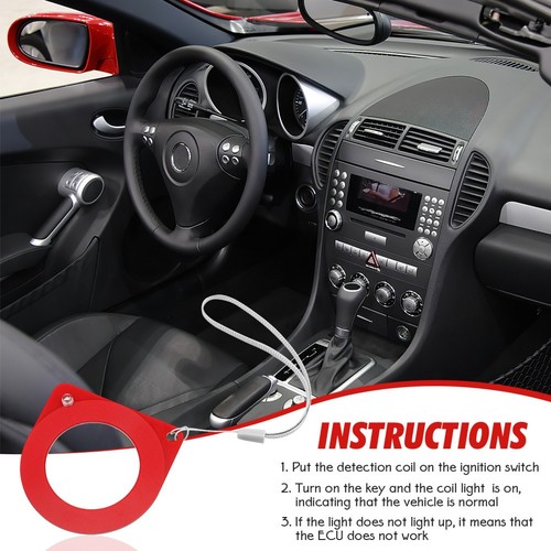  Set of 2 Car Ecu Induction Key Test Coil Automotive Tester Vehicle - Zdjęcie 3 z 12
