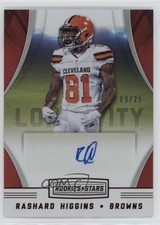 2016 Panini Rookies & Stars Red 9/25 Rashard Higgins #RLS-RHG Auto g2u