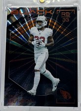 2025 Panini Black Trey Benson Citrine Parallel  #74 Arizona Cardinals /30