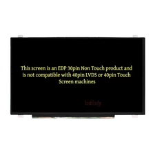 For NT156WHM-N32 V8.0 PN 8S5D10K81087 Replacement LCD Screen