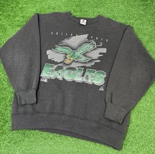 VINTAGE 1994 PHILADELPHIA EAGLES CREWNECK SWEATSHIRT 90s Riddell Men  s Size XL