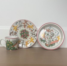 Vintage 1992 Tiffany Co Tiffany Playground Three Piece Child s Dinner Set New