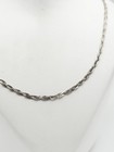 DC Italy Sterling Silver 2 Tone Braided S Link Chain Necklace 18" — photo 3
