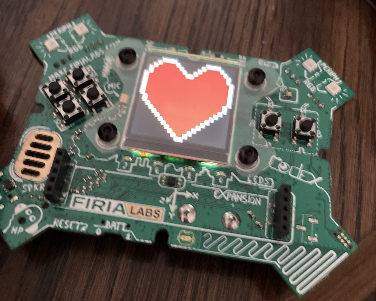 Firia Labs Codex Dev Board with LCD display. Python/Game Programming ...