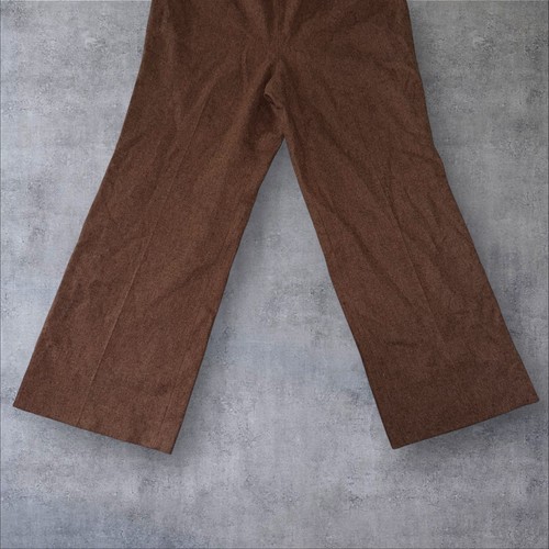 Vintage Pendleton Wool Pants Women’s 34 Brown Wide Pleated - Picture 5 of 18