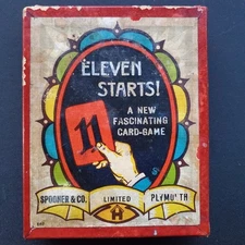 Eleven Starts! Hausser Family Playing Card Game 1920s Spooner & Co.